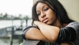 depressed woman