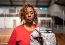 destitute black woman