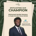 Mohamed Amidu Koroma recognised as SereniMind’s July 2026 Champion Spotlight honouree.