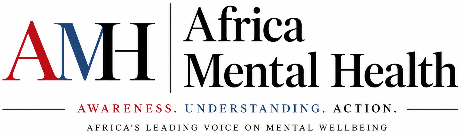 Africa Mental Health logo - Africa's leading publication for mental health, wellbeing, research, and public health stories.